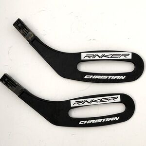 Vintage Christian Bros Rinker Ball Hockey Replacement right Blades - Pair Black